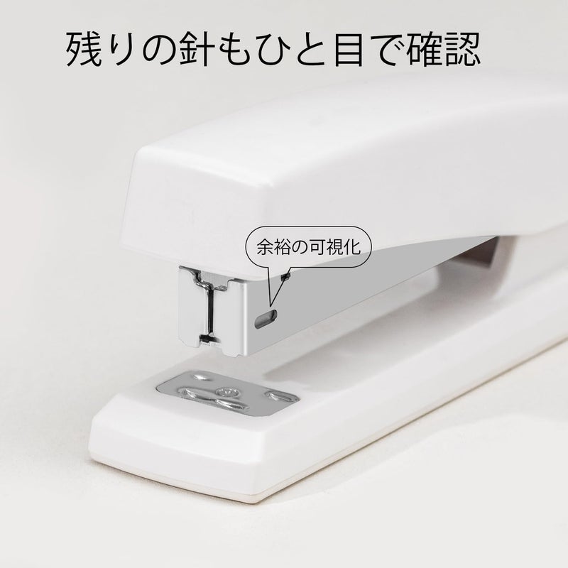 Deli Stapler, Desktop Stapler, Office Staplers, 25 Sheet Capacity, Includes 1000 Staples and Staple Remover, White - Image 3